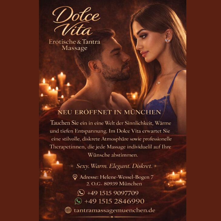 Dolce Vita, Neueröffnung! Erotische Tantra Massagen in München - Euro-Industriepark