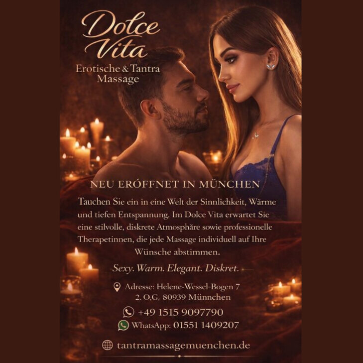 Dolce Vita, Neueröffnung! Erotische Tantra Massagen in München - Euro-Industriepark